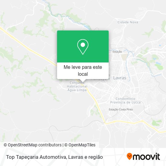 Top Tapeçaria Automotiva mapa