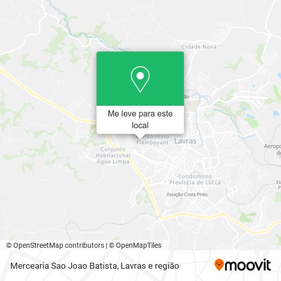 Mercearia Sao Joao Batista mapa