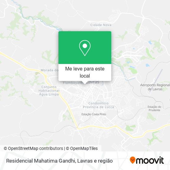 Residencial Mahatima Gandhi mapa