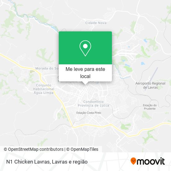 N1 Chicken Lavras mapa