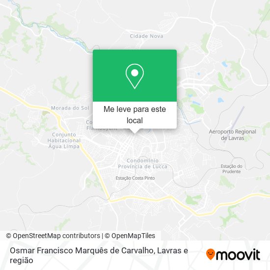 Osmar Francisco Marquês de Carvalho mapa