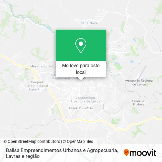 Balisa Empreendimentos Urbanos e Agropecuaria mapa