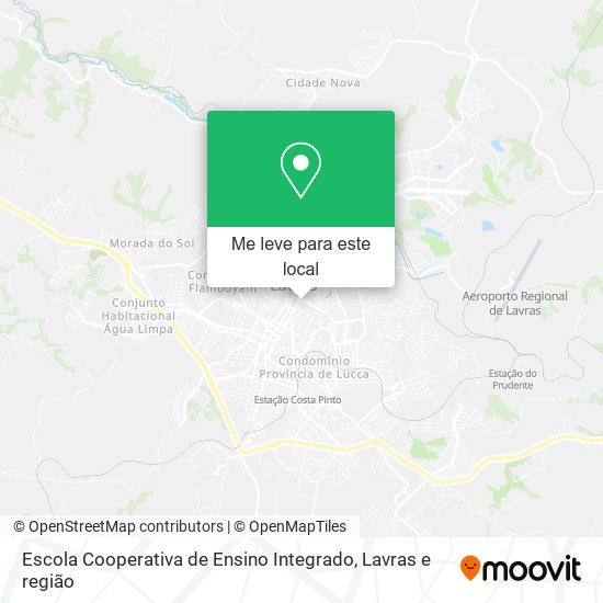 Escola Cooperativa de Ensino Integrado mapa