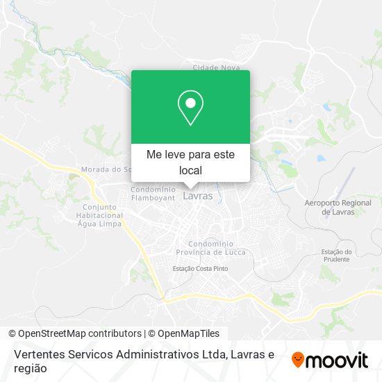 Vertentes Servicos Administrativos Ltda mapa