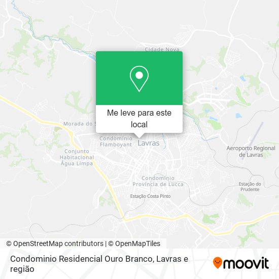 Condominio Residencial Ouro Branco mapa