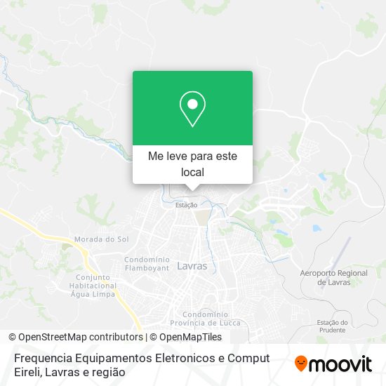 Frequencia Equipamentos Eletronicos e Comput Eireli mapa