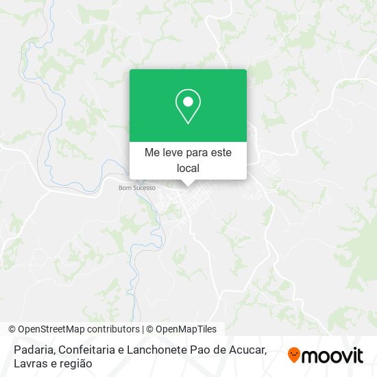 Padaria, Confeitaria e Lanchonete Pao de Acucar mapa