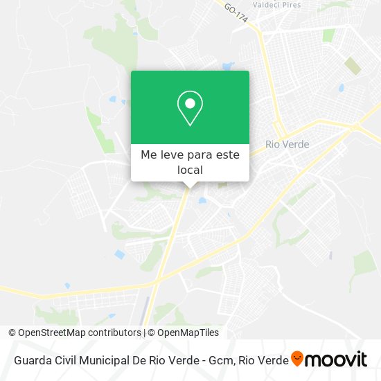 Guarda Civil Municipal De Rio Verde - Gcm mapa