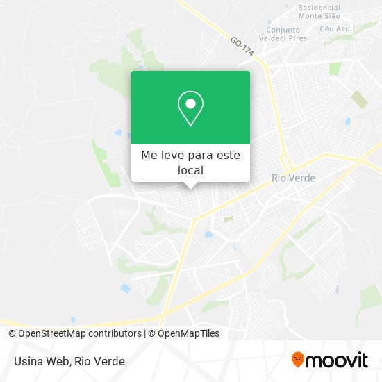 Usina Web mapa