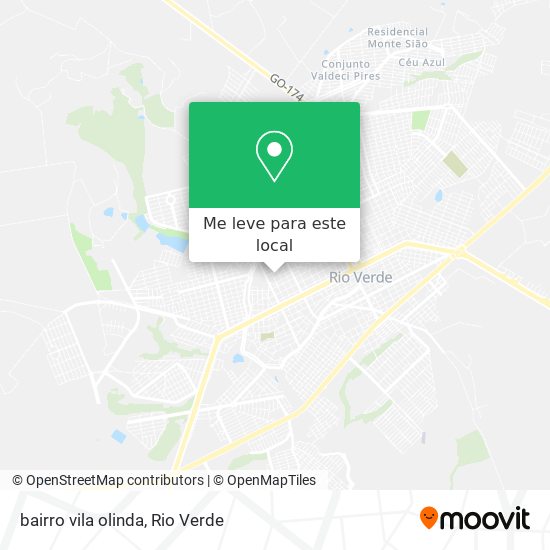 bairro vila olinda mapa