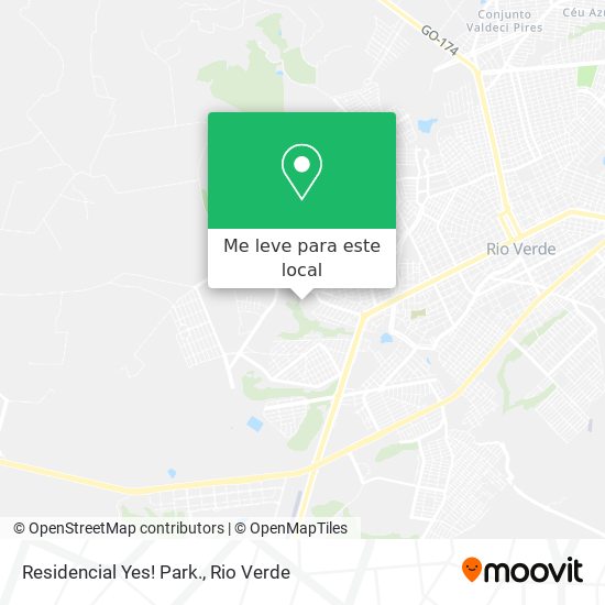 Residencial Yes! Park. mapa
