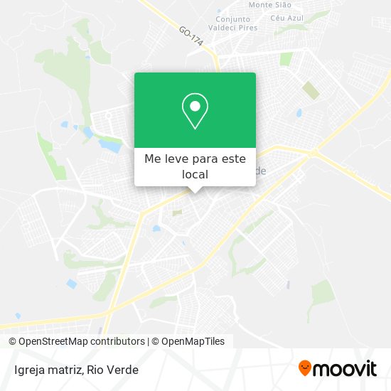 Igreja matriz mapa