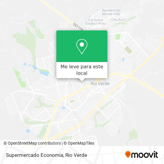 Supermercado Economia mapa