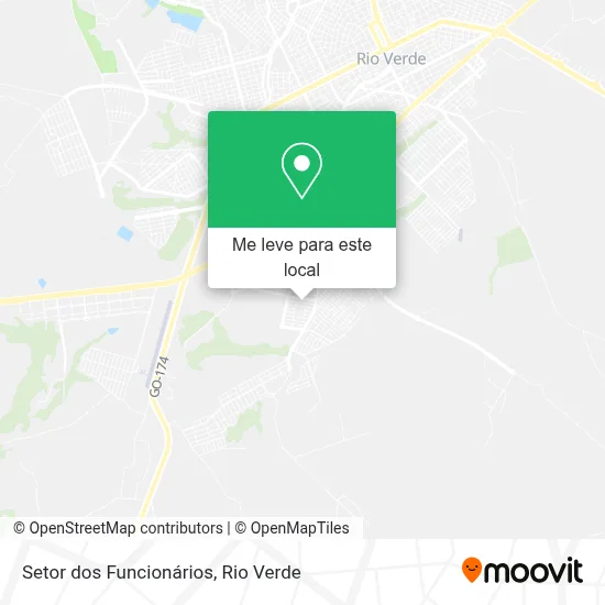 Setor dos Funcionários mapa