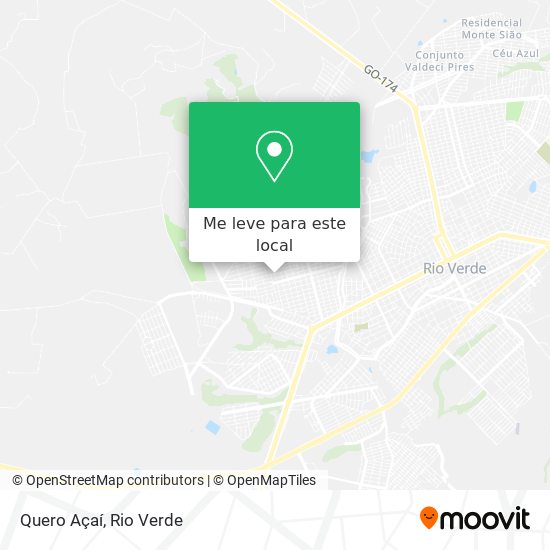 Quero Açaí mapa