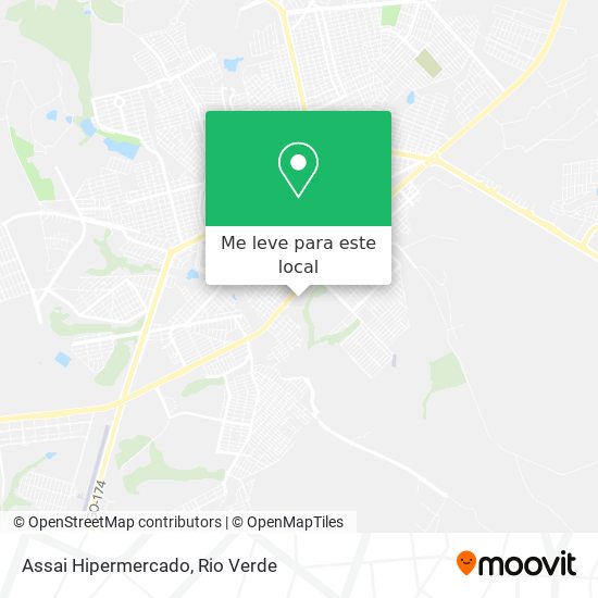 Assai Hipermercado mapa