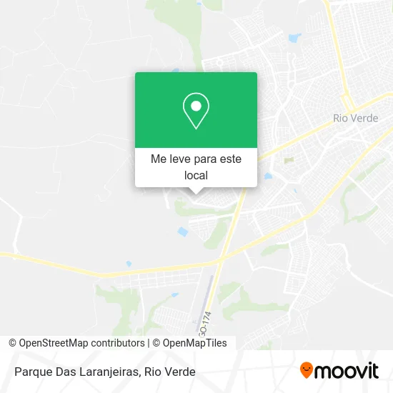 Parque Das Laranjeiras mapa