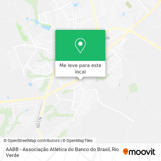 AABB - Associação Atlética do Banco do Brasil mapa