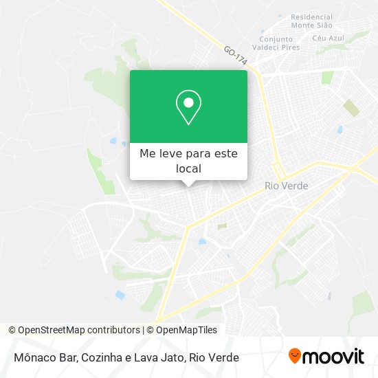 Mônaco Bar, Cozinha e Lava Jato mapa