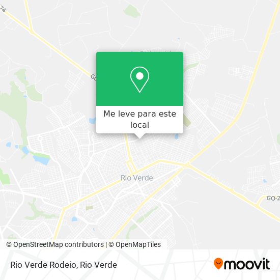 Rio Verde Rodeio mapa