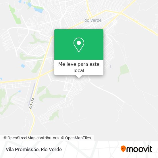 Vila Promissão mapa