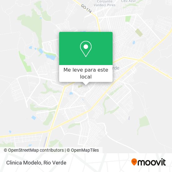 Clinica Modelo mapa