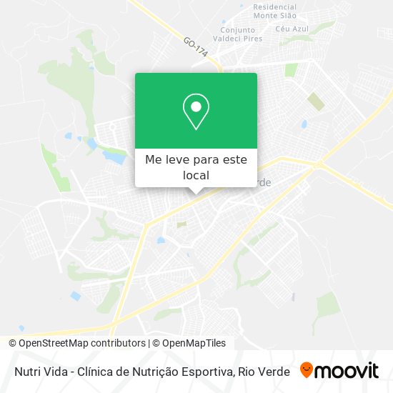 Nutri Vida - Clínica de Nutrição Esportiva mapa