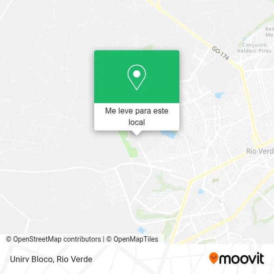 Unirv Bloco mapa