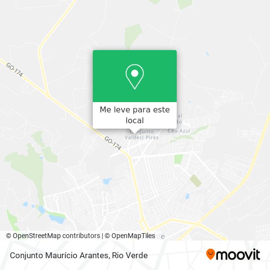 Conjunto Maurício Arantes mapa