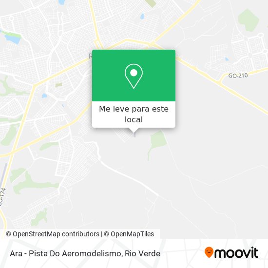 Ara - Pista Do Aeromodelismo mapa