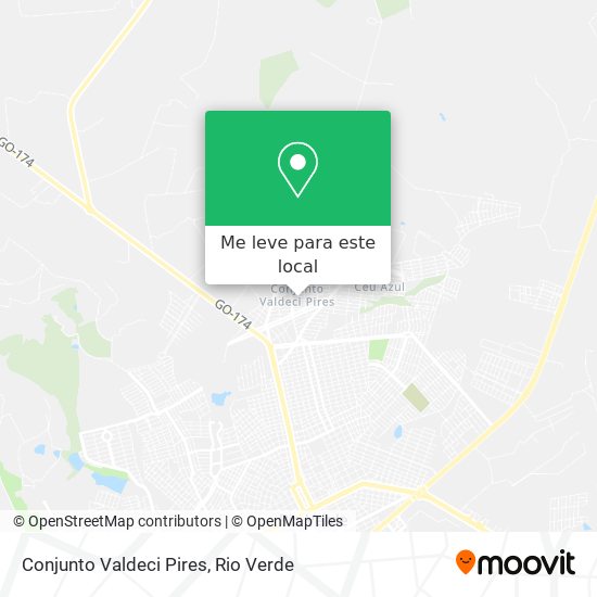 Conjunto Valdeci Pires mapa