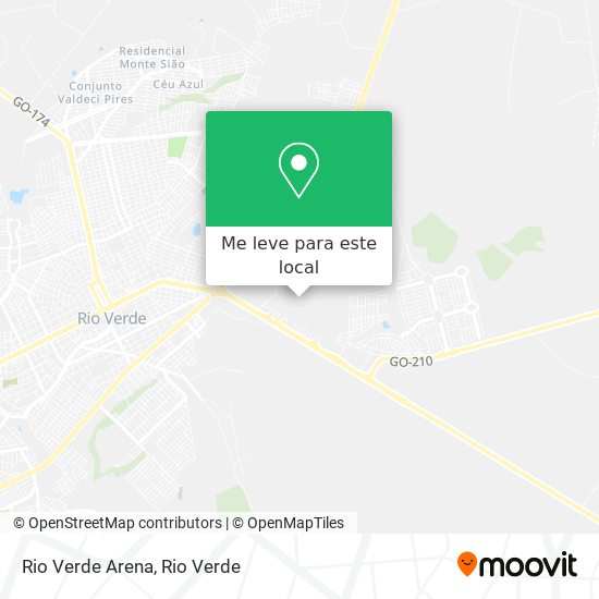 Rio Verde Arena mapa