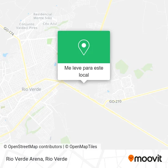 Rio Verde Arena mapa