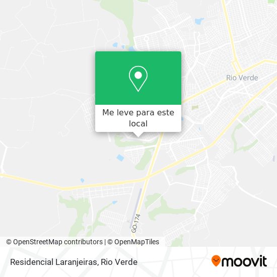 Residencial Laranjeiras mapa