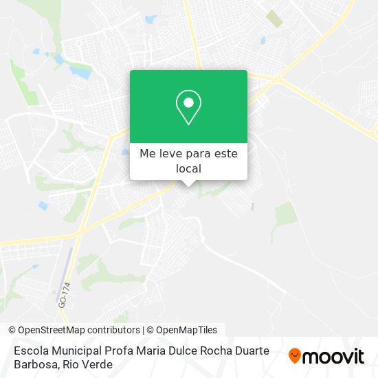 Escola Municipal Profa Maria Dulce Rocha Duarte Barbosa mapa