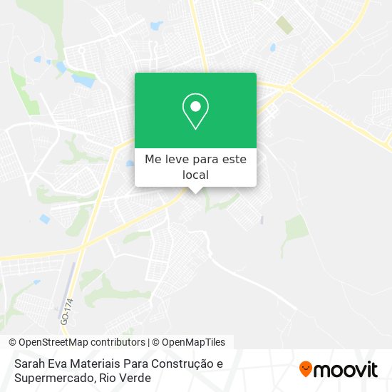 Sarah Eva Materiais Para Construção e Supermercado mapa