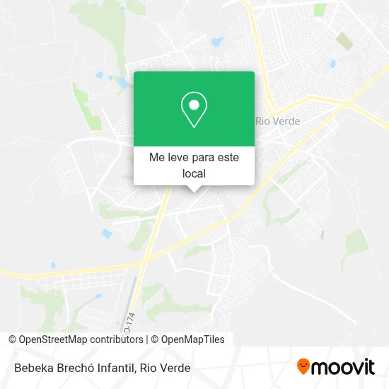 Bebeka Brechó Infantil mapa