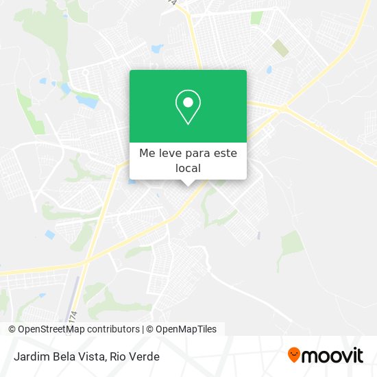 Jardim Bela Vista mapa