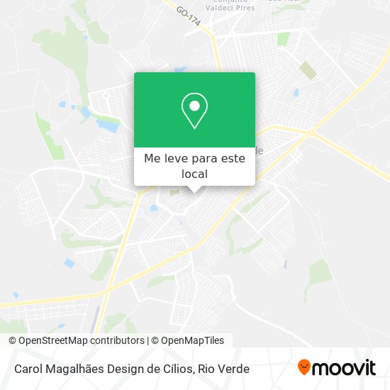 Carol Magalhães Design de Cílios mapa