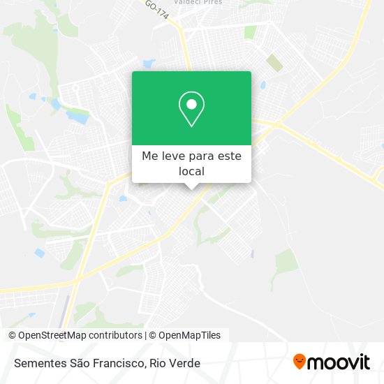 Sementes São Francisco mapa