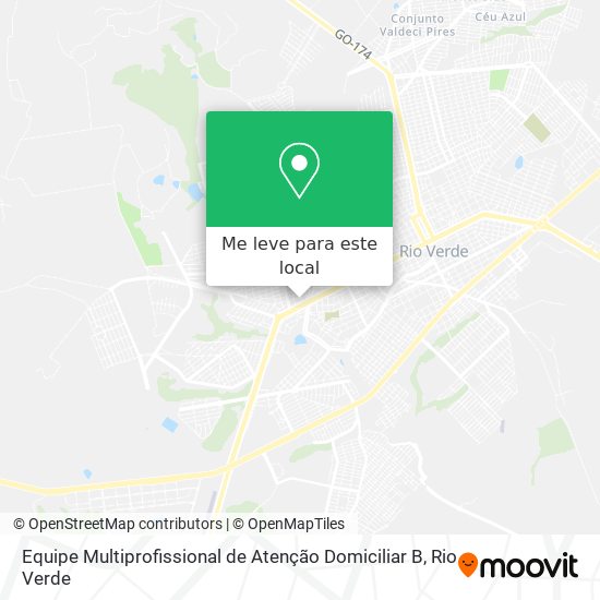 Equipe Multiprofissional de Atenção Domiciliar B mapa