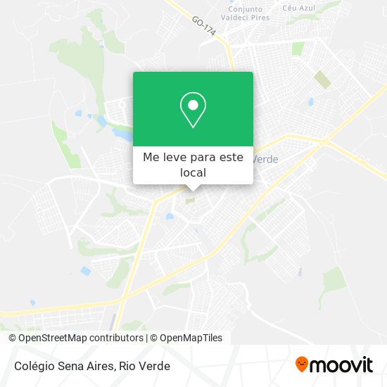 Colégio Sena Aires mapa