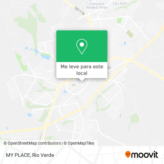 MY PLACE mapa