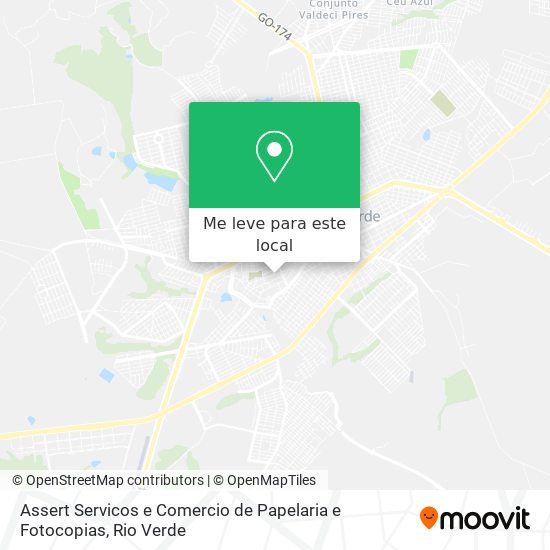 Assert Servicos e Comercio de Papelaria e Fotocopias mapa