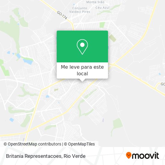 Britania Representacoes mapa