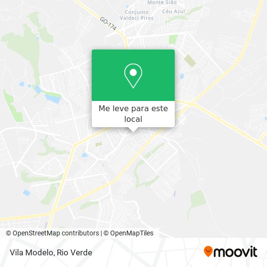 Vila Modelo mapa