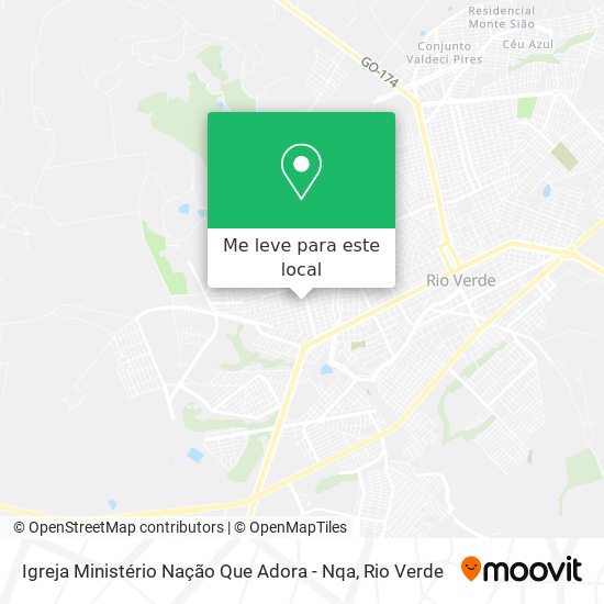 Igreja Ministério Nação Que Adora - Nqa mapa