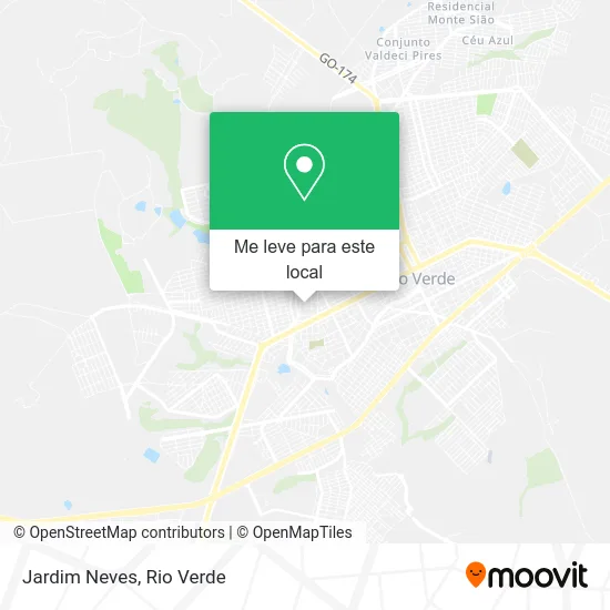 Jardim Neves mapa