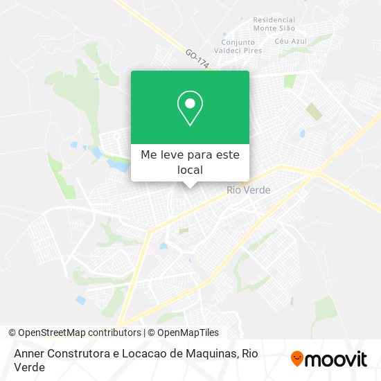 Anner Construtora e Locacao de Maquinas mapa