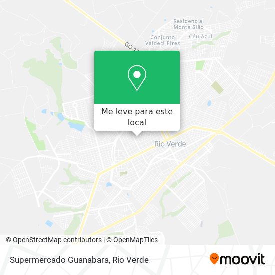 Supermercado Guanabara mapa